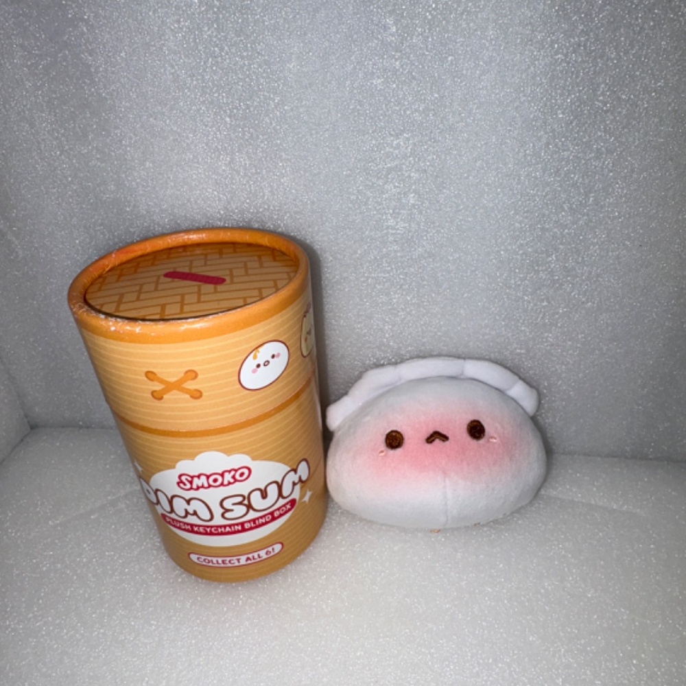 Smoko Dim Sum Plush Key Chain-Shrimp Dumpling
